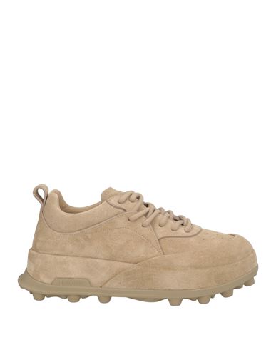 JIL SANDER JIL SANDER WOMAN SNEAKERS SAND SIZE 8 LEATHER 