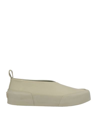 JIL SANDER JIL SANDER WOMAN SNEAKERS SAGE GREEN SIZE 8 LEATHER 