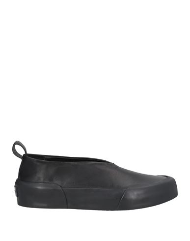 Jil Sander Woman Sneakers Black Size 5 Leather