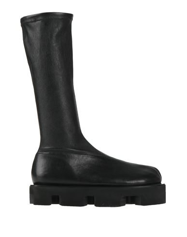 Jil Sander Woman Boot Black Size 8 Leather In Black