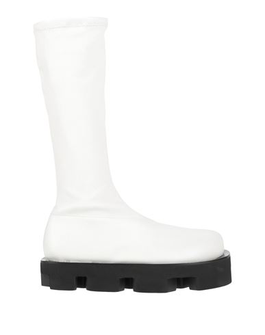 Jil Sander Woman Boot White Size 7 Leather