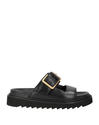 ZADIG & VOLTAIRE ZADIG & VOLTAIRE WOMAN SANDALS BLACK SIZE 8 LEATHER 