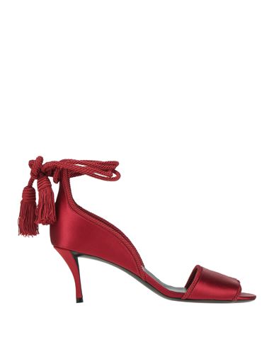 Roger Vivier Woman Sandals Red Size 8 Textile Fibers In Red