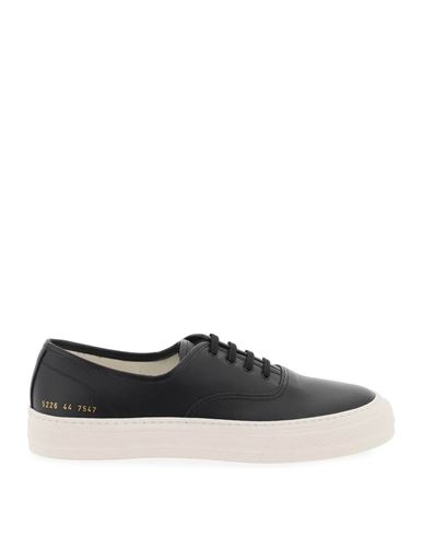 Common Projects Four Hole Suede Sneakers In Black