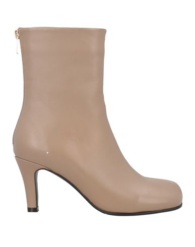 Nora New York Woman Ankle Boots Sand Size 6 Leather In Brown