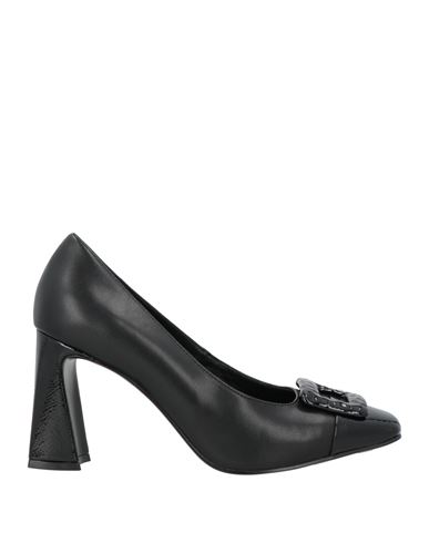 Luciano Barachini Woman Pumps Black Size 7 Leather