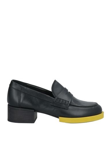 Paloma Barceló Woman Loafers Black Size 10 Leather