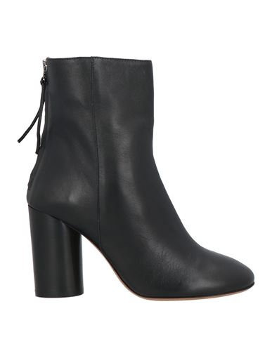 Isabel Marant Woman Ankle Boots Black Size 5 Calfskin In Black