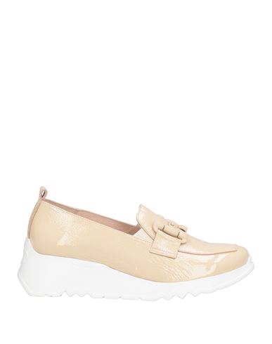 Wonders Woman Loafers Beige Size 7 Leather In Sand