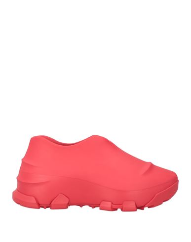 Givenchy Man Sneakers Red Size 9 Rubber In Red