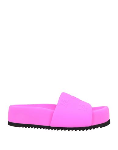 VIC MATIE VIC MATIĒ WOMAN SANDALS FUCHSIA SIZE 8 TEXTILE FIBERS 
