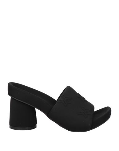 VIC MATIE VIC MATIĒ WOMAN SANDALS BLACK SIZE 8 TEXTILE FIBERS 