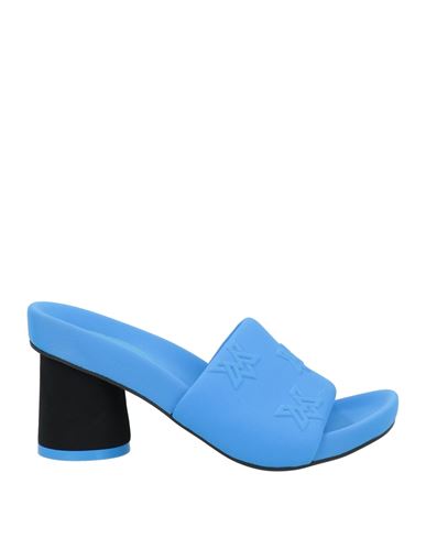 VIC MATIE VIC MATIĒ WOMAN SANDALS AZURE SIZE 8 TEXTILE FIBERS 