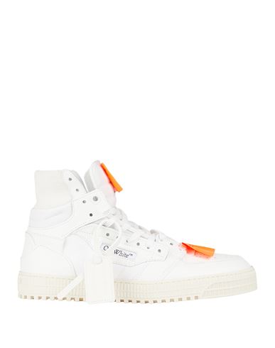 Off-white Man Sneakers White Size 7 Calfskin, Textile Fibers