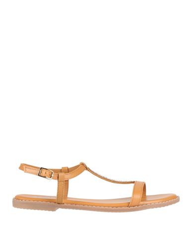 Nakoa Woman Sandals Camel Size 8 Leather In Beige