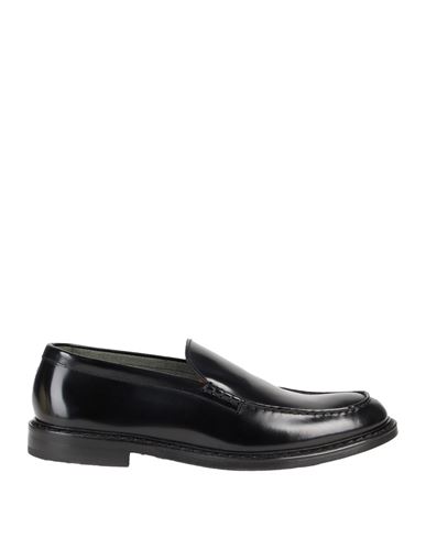 Doucal's Man Loafers Black Size 14 Leather In Black