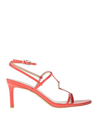 Sandale Damen Tomatenrot 39 Damen