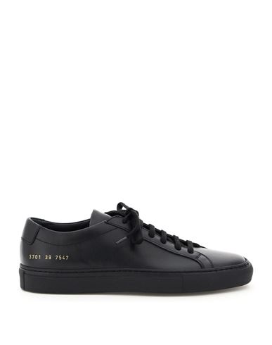 COMMON PROJECTS COMMON PROJECTS WOMAN SNEAKERS BLACK SIZE 7 CALFSKIN