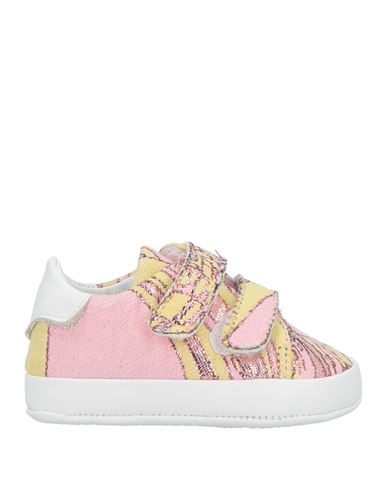 Pucci Newborn Girl Newborn Shoes Pink Size 3 Textile Fibers In Pink