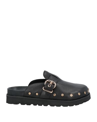 Cult Woman Mules & Clogs Black Size 8 Leather In Black