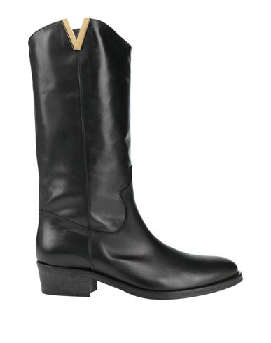 Via Roma 15 Woman Boot Black Size 6 Leather