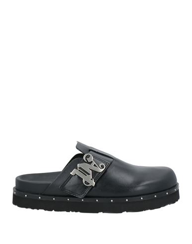 Palm Angels Woman Mules & Clogs Black Size 8 Leather In Black