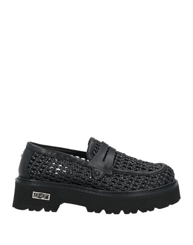 Cult Woman Loafers Black Size 7 Leather In Black