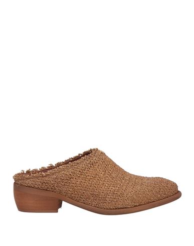 Zoe Woman Mules & Clogs Camel Size 8 Natural Raffia