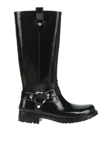 Michael Michael Kors Woman Boot Black Size 8 Rubber In Black
