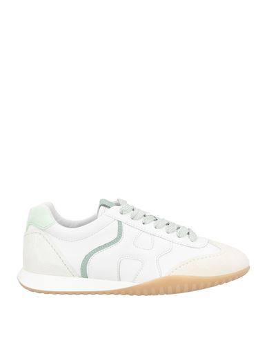 Hogan Olympia-z Leather And Suede Sneakers In White