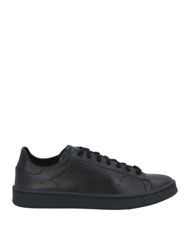 Y-3 Low-top Sneakers With Perforated Detailing And Rubber Sole In Black