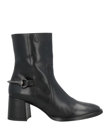 Pollini Woman Ankle Boots Black Size 6 Leather In Black