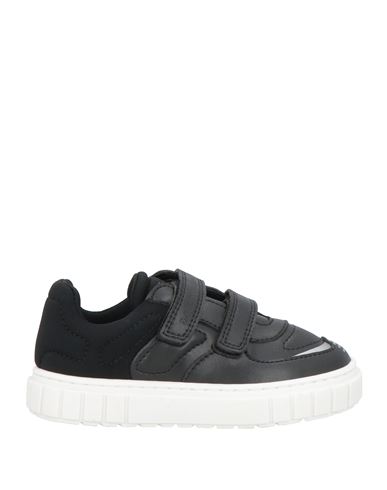 Emporio Armani Toddler Boy Sneakers Black Size 10c Textile Fibers In Black