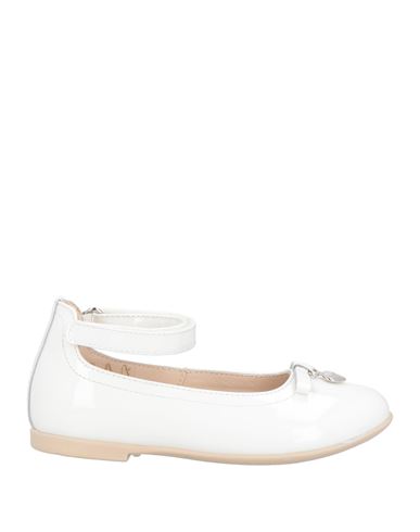 Emporio Armani Toddler Girl Ballet Flats White Size 10c Leather In White