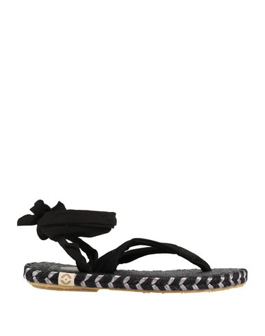 Nalho Woman Espadrilles Black Size 8 Textile Fibers In Black