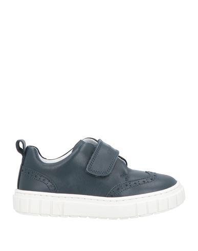 Emporio Armani Babies'  Toddler Boy Sneakers Navy Size 10c Leather