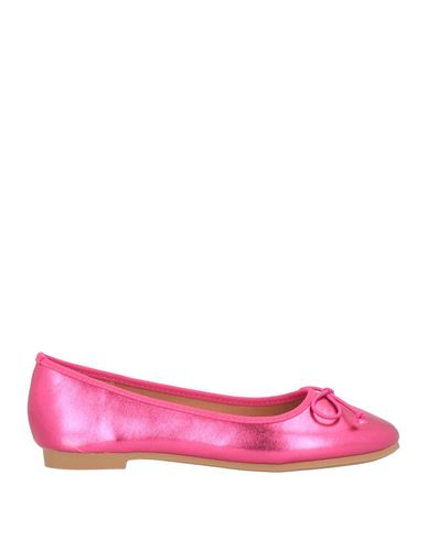 Francesco Milano Woman Ballet Flats Fuchsia Size 8 Leather In Pink