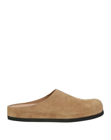 Common Projects Woman By  Woman Mules & Clogs Khaki Size 7 Leather In Sand