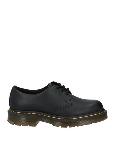 Dr. Martens' Dr. Martens Woman Lace-up Shoes Black Size 6 Leather In Black