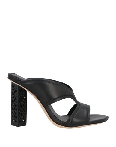 VIC MATIE VIC MATIĒ WOMAN SANDALS BLACK SIZE 8 LEATHER 
