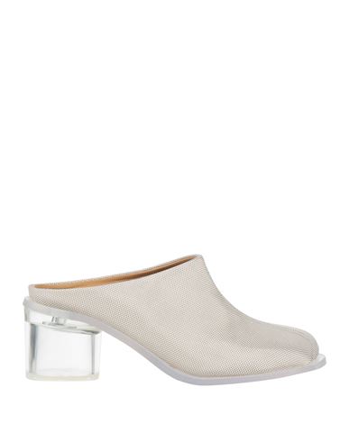 Maison Margiela Woman Mules & Clogs Off White Size 6 Leather In Off White