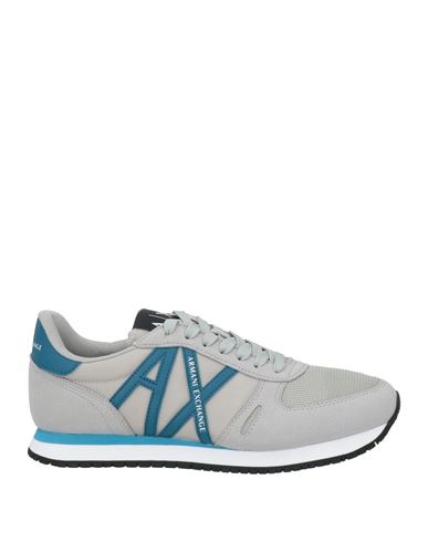 Armani Exchange Man Sneakers Light Grey Size 9 Polyamide, Elastane, Polyurethane, Polyester In Grey