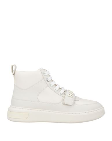 Bally Woman Sneakers White Size 7.5 Calfskin In White