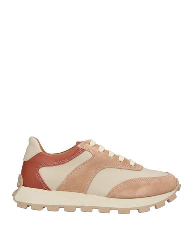 Carpe Diem Woman Sneakers Light Brown Size 6 Leather