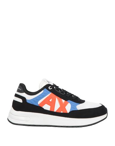 Armani Exchange Man Sneakers White Size 8.5 Textile Fibers In White