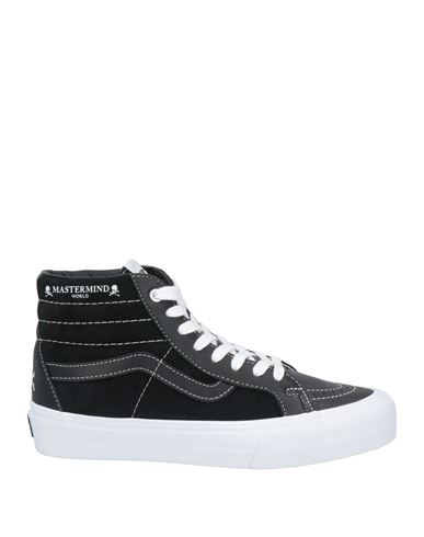 Vans Vault Man Sneakers Black Size 9 Leather In Black
