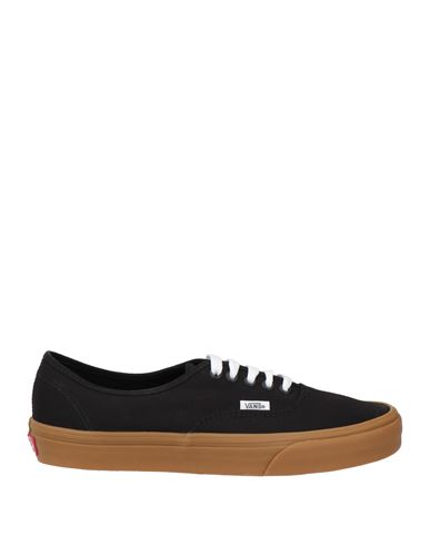 Vans Man Sneakers Black Size 9 Textile Fibers In Black