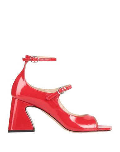 Marc Ellis Woman Pumps Red Size 7 Leather In Red