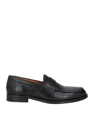 Hackett Man Loafers Black Size 8 Leather In Black