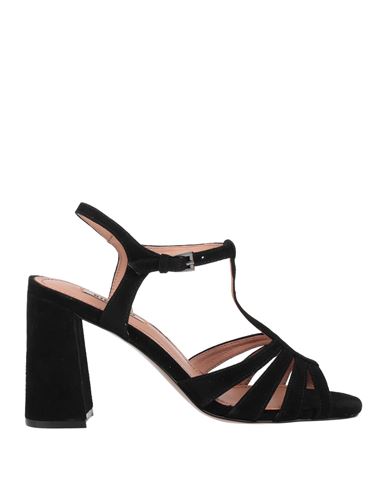 Bibi Lou Woman Sandals Black Size 8 Leather In Black